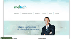 Desktop Screenshot of meltech.com.br